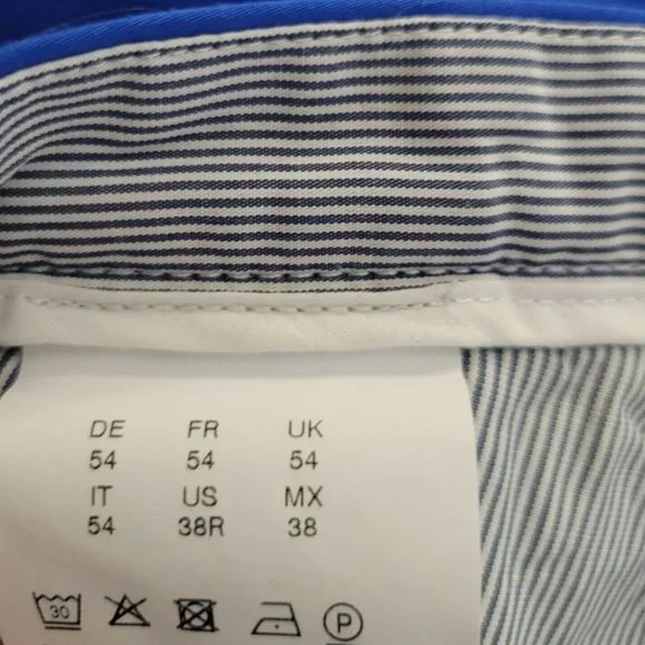 BOSS Hugo Boss Black Label Blue Slim Fit Stretch Pants